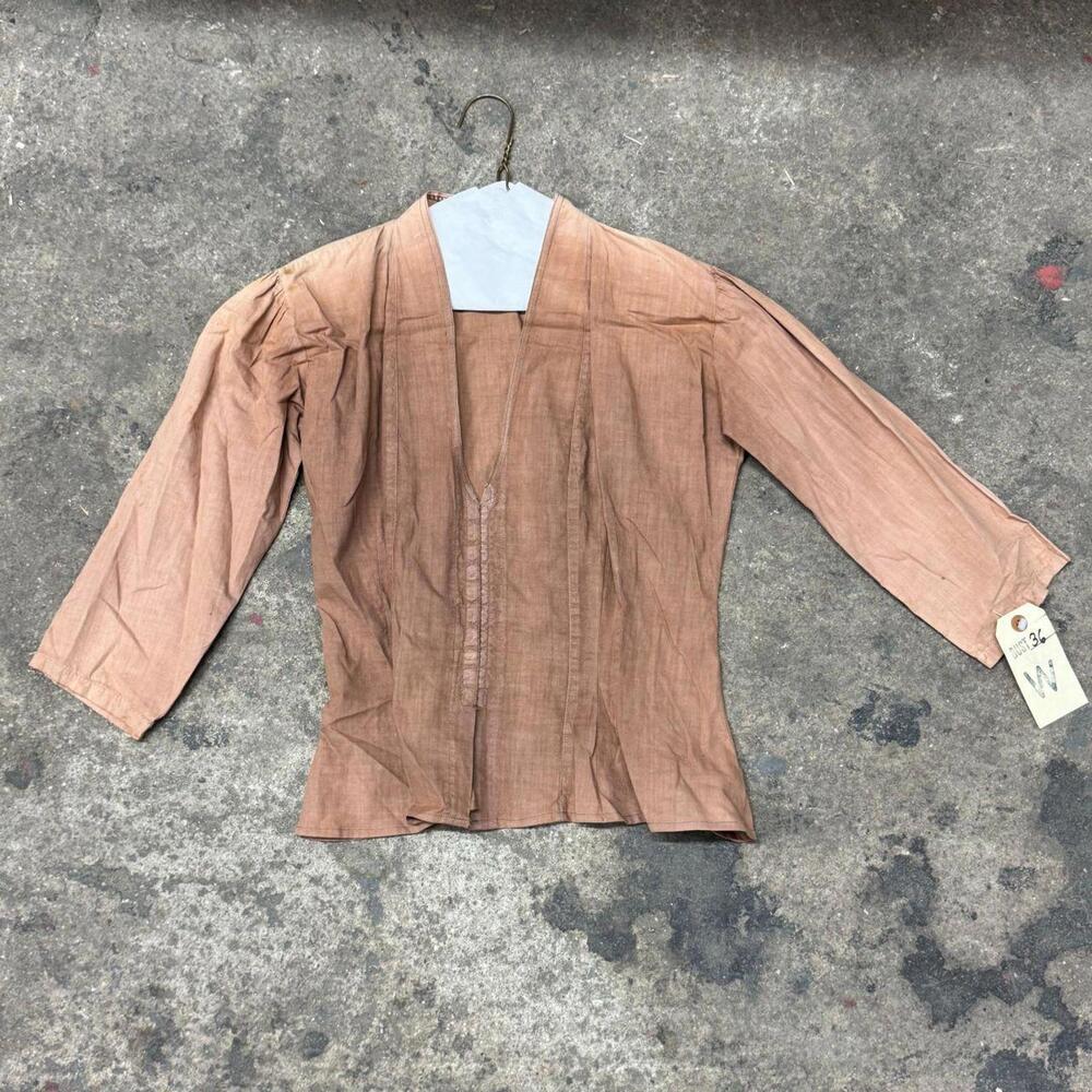 Vintage Film Costume 40s 50s Does Victorian Antique Faded Bodice S